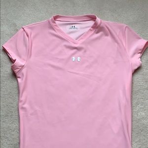 LIKE FOR DISCOUNT! Pink Under Armour Sport Tee